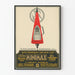 Vintage-Poster mit Minimax-Feuerlöscher für industrielle Wanddekoration