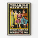 Vintage-Poster Fickle Fatty's Fall - Klassische Kinowanddekoration