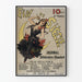 Vintage-Poster vom Ende des Jahrhunderts - Illustriertes Literaturjournal