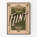 Vintage-Poster Flint Annual Tour - Retro-Wanddekoration