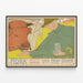 Vintage-Werbeplakat Flora für Tiernahrung — gerahmtes Bild an der Wand