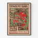 Vintage-Poster Wanddekoration Blumenübertöpfe 1895