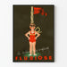Vintage-Poster Fludiose für Kinderwanddekoration