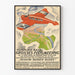 Vintage-Poster Flugplatz Basel Großes Luftfahrt-Meeting 1925