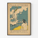 Vintage Wanddekoration Poster Foam of the Sea