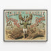 Vintage-Poster Folies Bergère - Rudesindo Roche und seine 15 Wölfe — gerahmtes Bild an der Wand