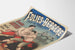 Vintage-Poster Folies Bergère Große Kämpfe mit flachen Händen