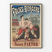 Vintage-Poster Folies Bergère Große Kämpfe mit flachen Händen