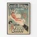 Vintage-Poster Folies Bergère Die wahre Zazel Wanddekoration
