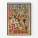 Vintage-Poster Folies Bergère Der König langweilt sich