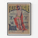 Vintage-Poster Folies Bergère Der Tätowierte