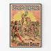 Dekoratives Poster Folies Bergère Joujoux Ballett Vintage