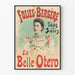 Vintage-Poster Folies Bergère La Belle Otero