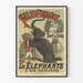 Poster Folies Bergère Die Elefanten Sir Edmunds