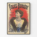Vintage-Poster Folies Bergère Jeden Abend Liane de Pougy