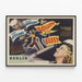 Vintage-Poster "Follow The Fleet" mit Fred Astaire und Ginger Rogers — gerahmtes Bild an der Wand