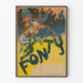 Vintage-Poster Fontaine - Jugendstil-Wanddekoration