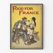 Vintage-Food-Poster für Frankreich - Retro-Wanddekoration