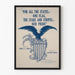 Amerikanisches patriotisches Poster mit Adler und Wappen Sternen und Streifen