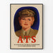 Militärrekrutierungs-Poster A.T.S Vintage