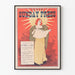 Vintage-Poster Philadelphia Sunday Press - Die Frau im Dunkeln