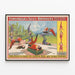 Vintage-Poster Forepaugh & Sells Brothers - Zirkusfamilie der Akrobaten Carl Damann — gerahmtes Bild an der Wand