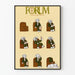 Plakat Forum Band XVII Nummer 4 Oktober 1980 - Belebte Vintage-Illustration