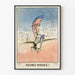 Vintage-Poster Forward America mit amerikanischer Flagge und Adler