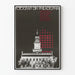 Vintage-Poster Fotografien von Philadelphia in Schwarz und Rot
