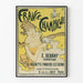 Vintage-Poster Frankreich Champagne - Wanddekoration Jugendstil