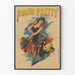 Vintage-Poster Francine Pretty für Wanddekoration