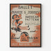 Vintage-Poster Ballett Frankie & Johnny Wanddekoration
