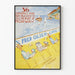 Vintage-Poster Fred Olsen Line - Kreuzfahrt Newcastle nach Oslo