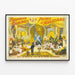 Vintage-Poster Frederick Bancroft, Prinz der Zauberer — gerahmtes Bild an der Wand