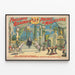 Vintage-Poster Frederick Bancroft Prince of Magicians - Wanddekoration für Theater und Magie — gerahmtes Bild an der Wand