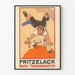 Vintage-Poster Fritzlack Bester Fußbodenanstrich für originelle Wanddekoration