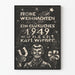 Vintage-Weihnachtsplakat 1949 - Deutscher Retro-Grußkartensatz
