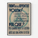 Poster Front de la Joventut - Mobilisierung für die Volksarmee