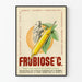 Vintage-Poster Frubiose C, medizinische Wanddekoration