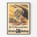Vintage-Poster Solidarität mit alten und invaliden Menschen - Rothenberger-Initiative