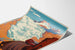 Vintage-Poster Furka-Oberalp Schweiz – Wanddekoration mit Bergen und Zug im Retro-Stil