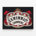 Vintage-Poster G.H. Mumm & Co Champagner für Wanddekoration — gerahmtes Bild an der Wand