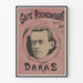Vintage-Poster Gaité Rochechouart Jeden Abend Daras