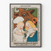 Vintage-Poster Milchpulver Galakton Wanddekoration