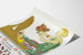 Vintage-Poster Wanddekoration Handschuhe, Blumen, Federn, Parfümerie, Spitze