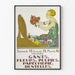 Vintage-Poster Wanddekoration Handschuhe, Blumen, Federn, Parfümerie, Spitze