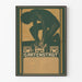Vintage-Poster Gartenstadt - Wanddekoration im Art Déco Stil