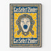 Vintage-Poster GasSelbstZünder im Art-déco-Stil
