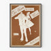 Vintage-Poster Gay Pierrot mit Illustration von Pierrot und Columbine
