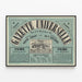 Vintage-Poster Gazette Universelle Rue de la Michodière 20 — gerahmtes Bild an der Wand
